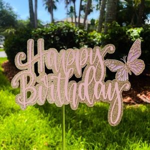 Happy Birthday Cake Topper